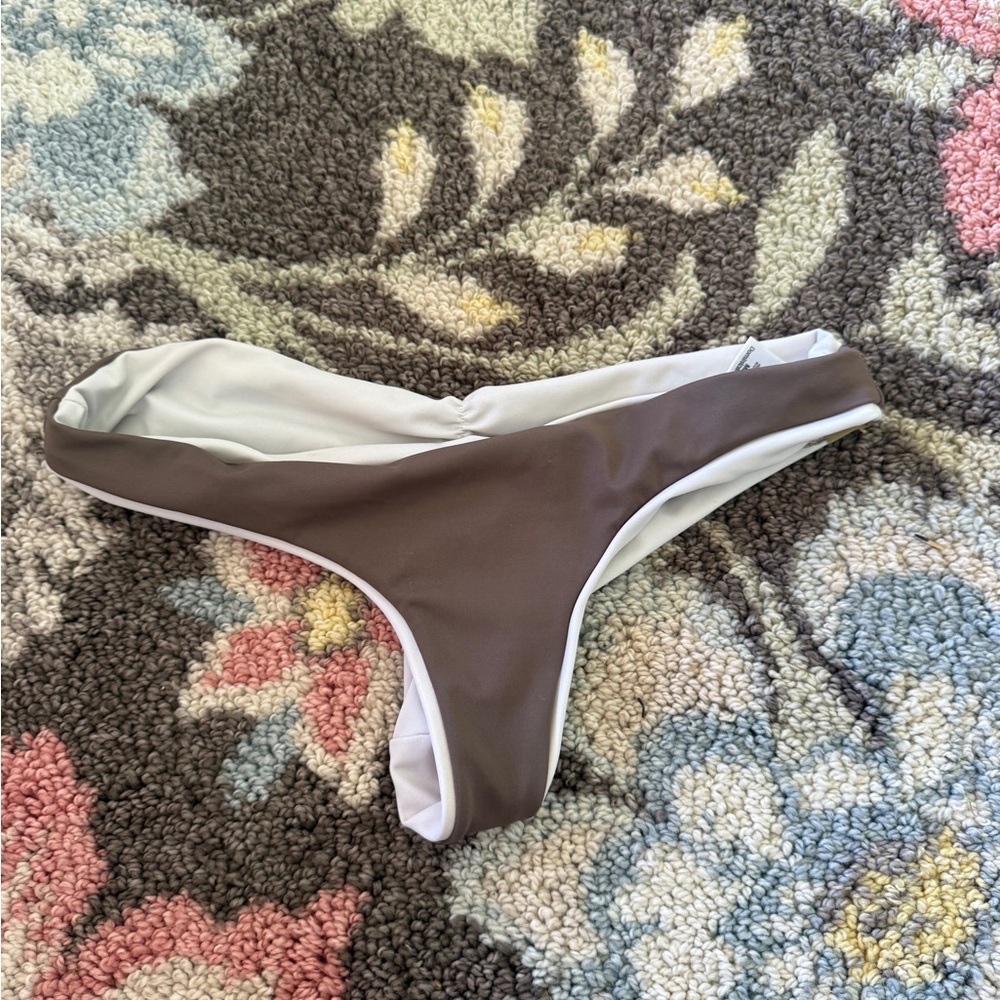 Reversible imsy Brown Bikini Bottom